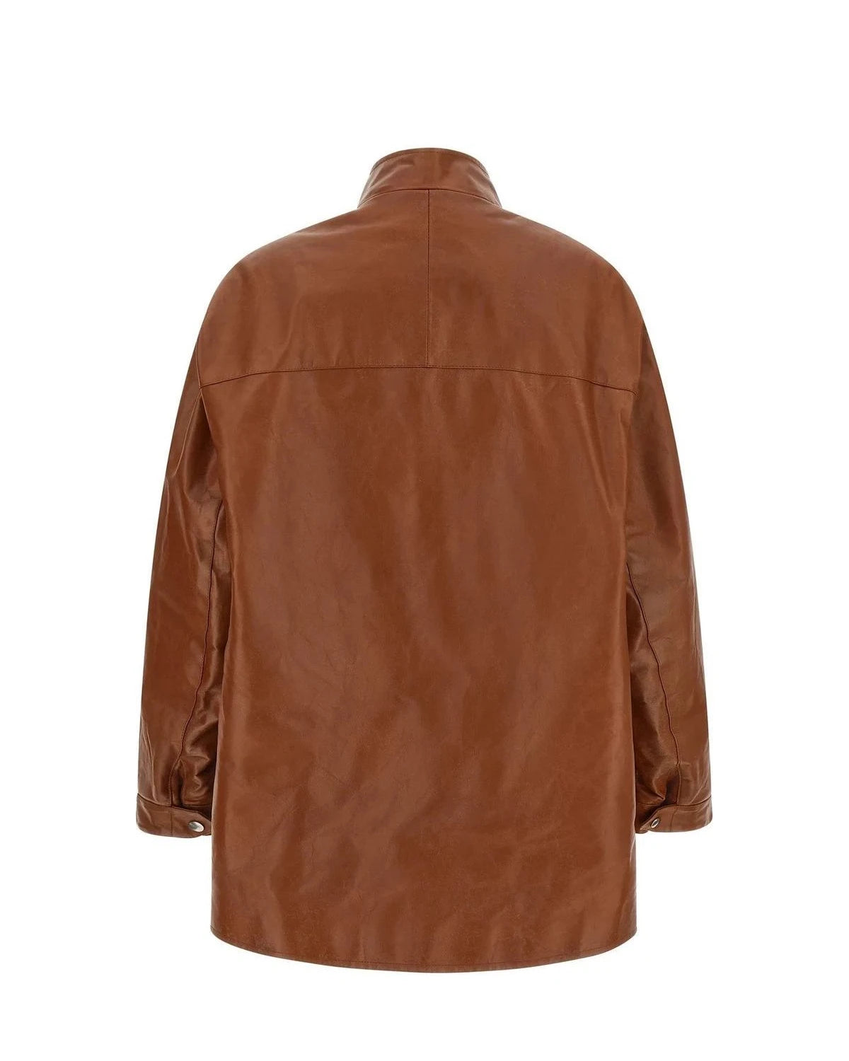 Prada Trucker Jacket in brown — view 2