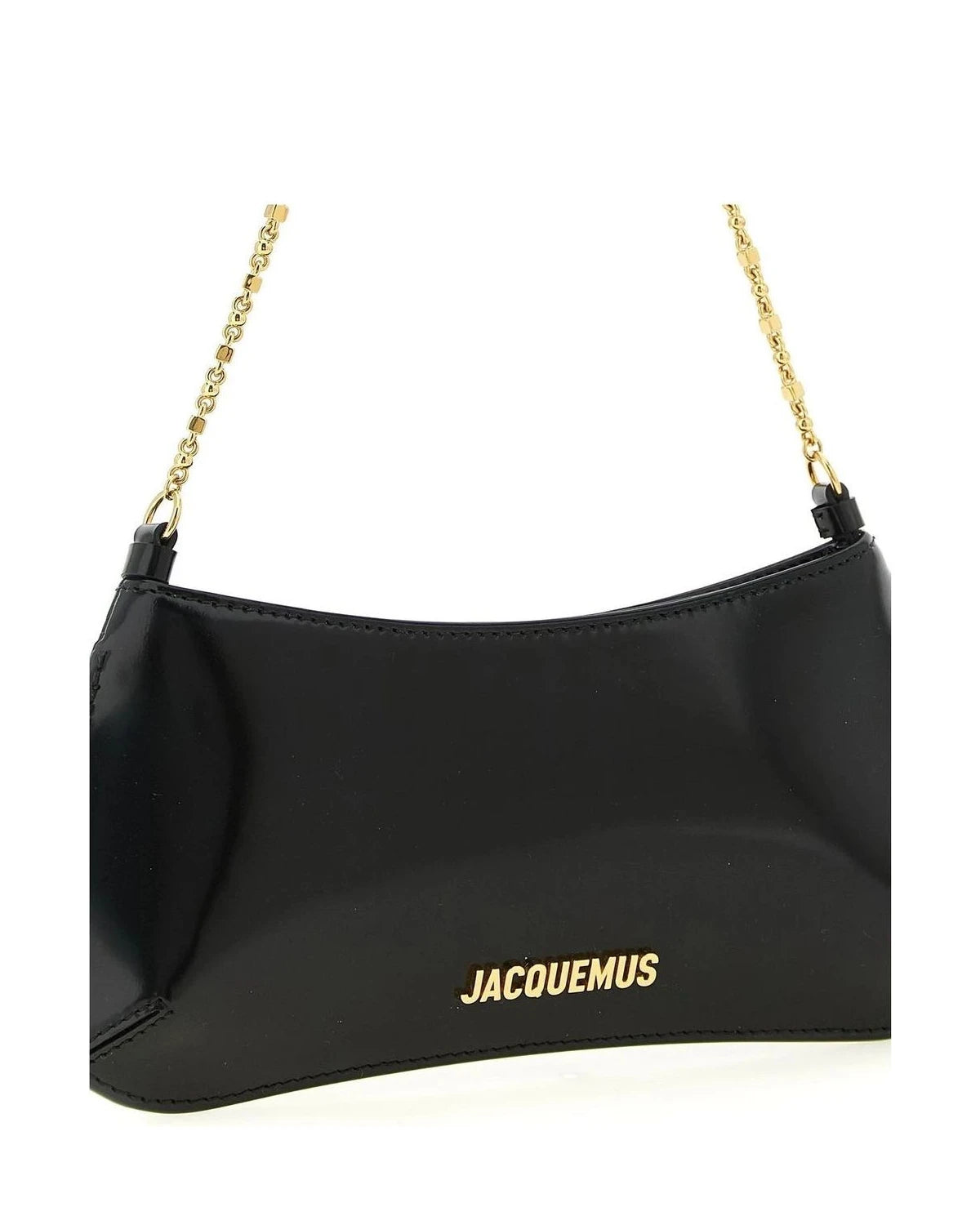 Jacquemus Shoulder Bag in black, Calfskin Leather — view 3