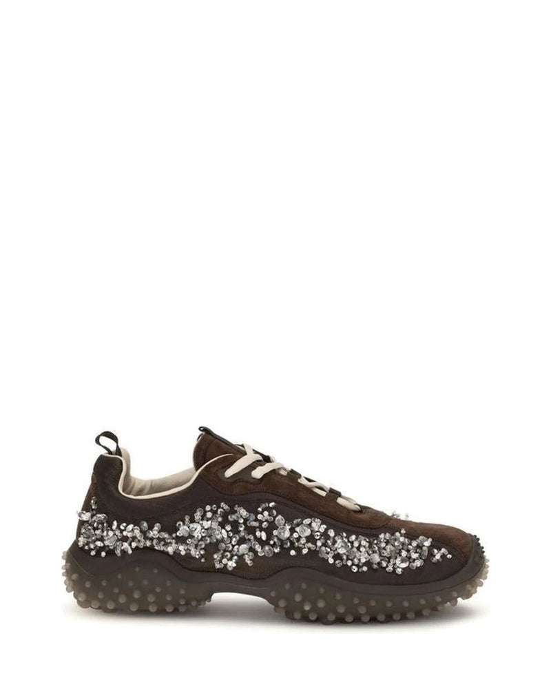 Miu Miu Sneakers in brown, Suede