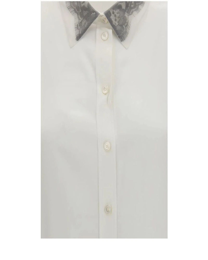 Alexander McQueen Dress Shirt in white, Silk — view 3