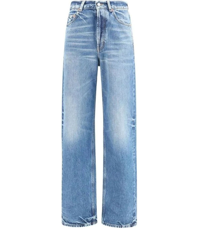 Saint Laurent Jean in blue, Cotton