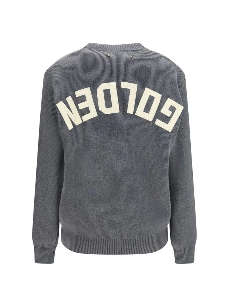 Golden Goose Sweater in gray, Cotton — view 2
