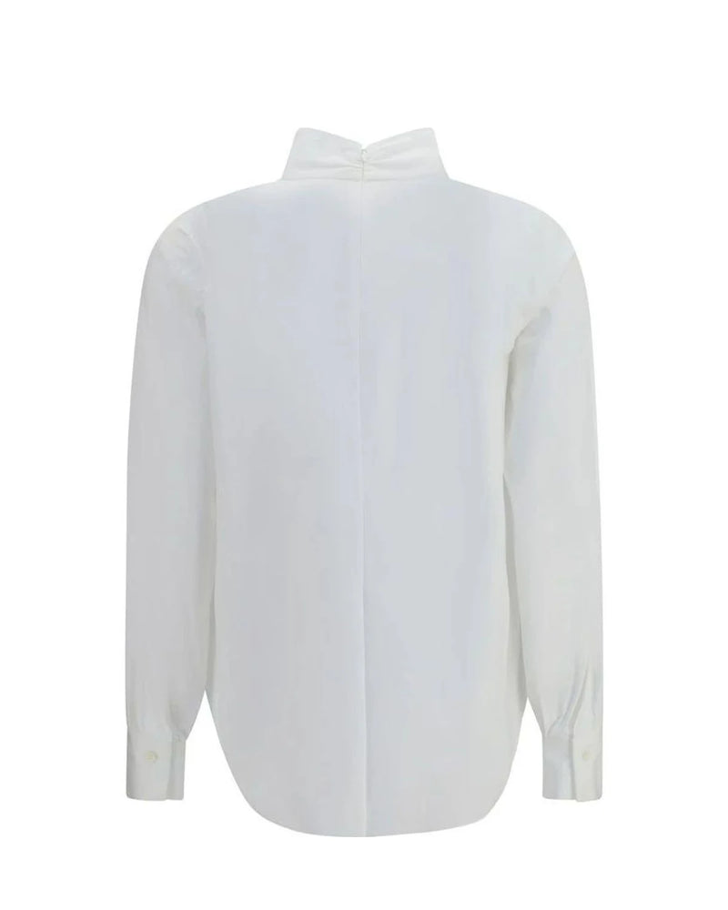 Brunello Cucinelli Blouse in white, Cotton — view 2