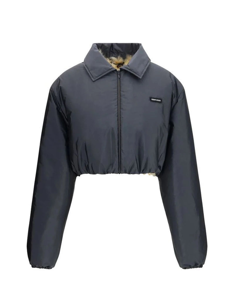 Miu Miu Bolero Jacket in gray