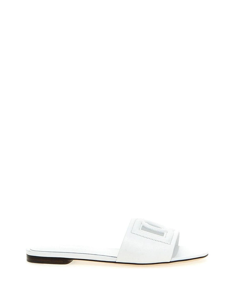 Dolce & Gabbana White Slides
