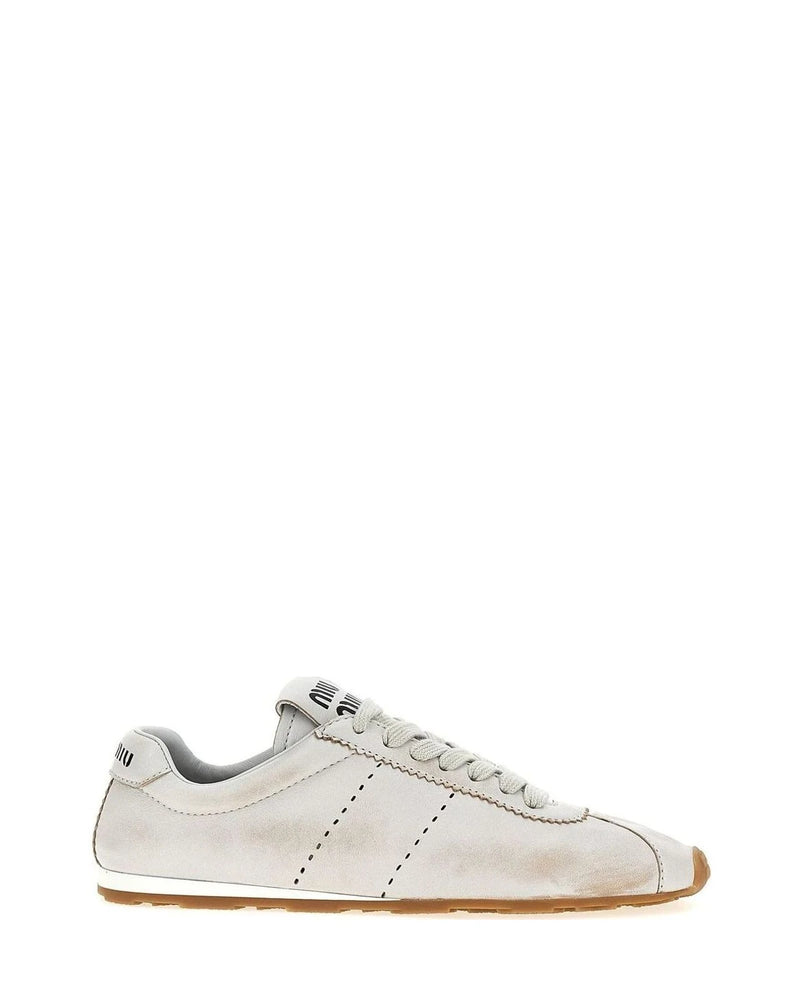 Miu Miu Sneakers in white, Calfskin Leather