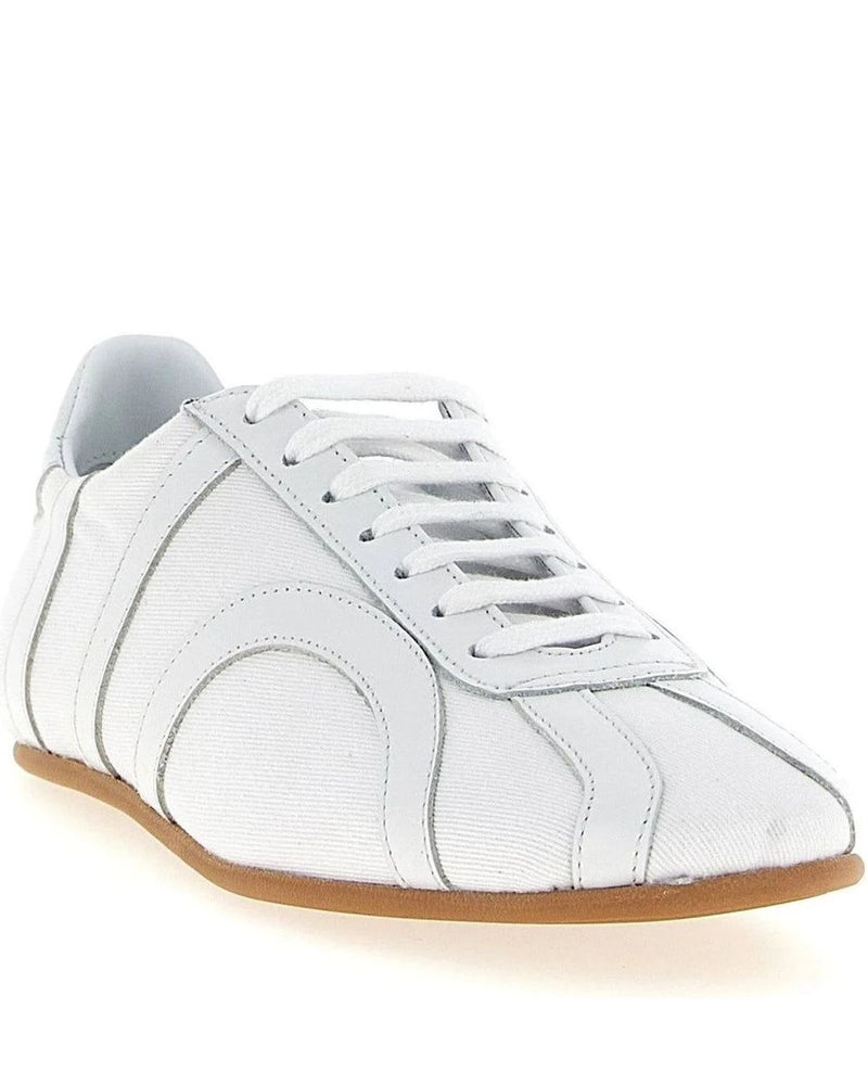 Toteme Sneakers in white, Recycled Cotton — view 2