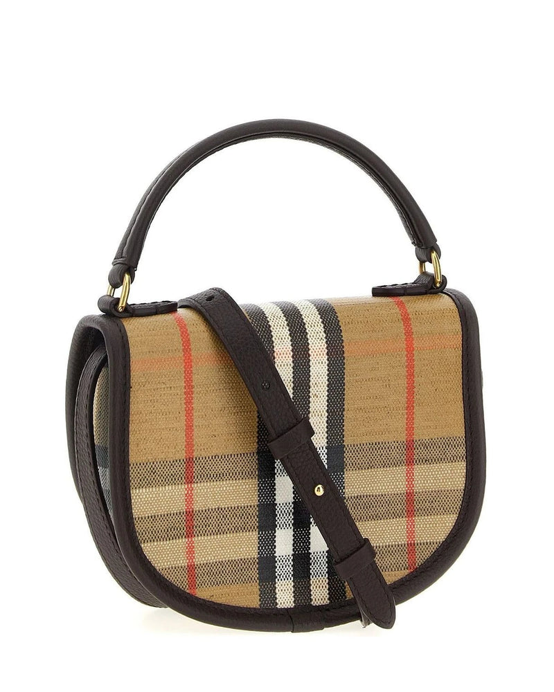 Burberry Baguette Handbag in multicolor, Cotton — view 2