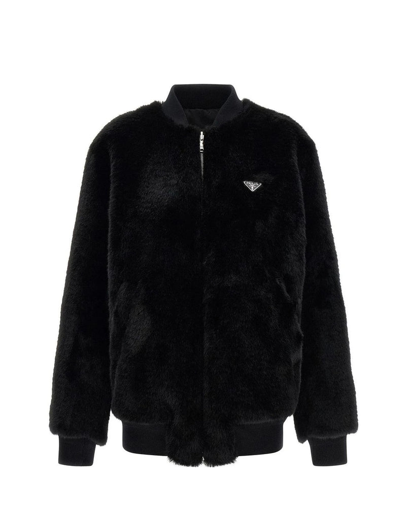 Prada Bomber Jacket in black, Recycled Polyamide