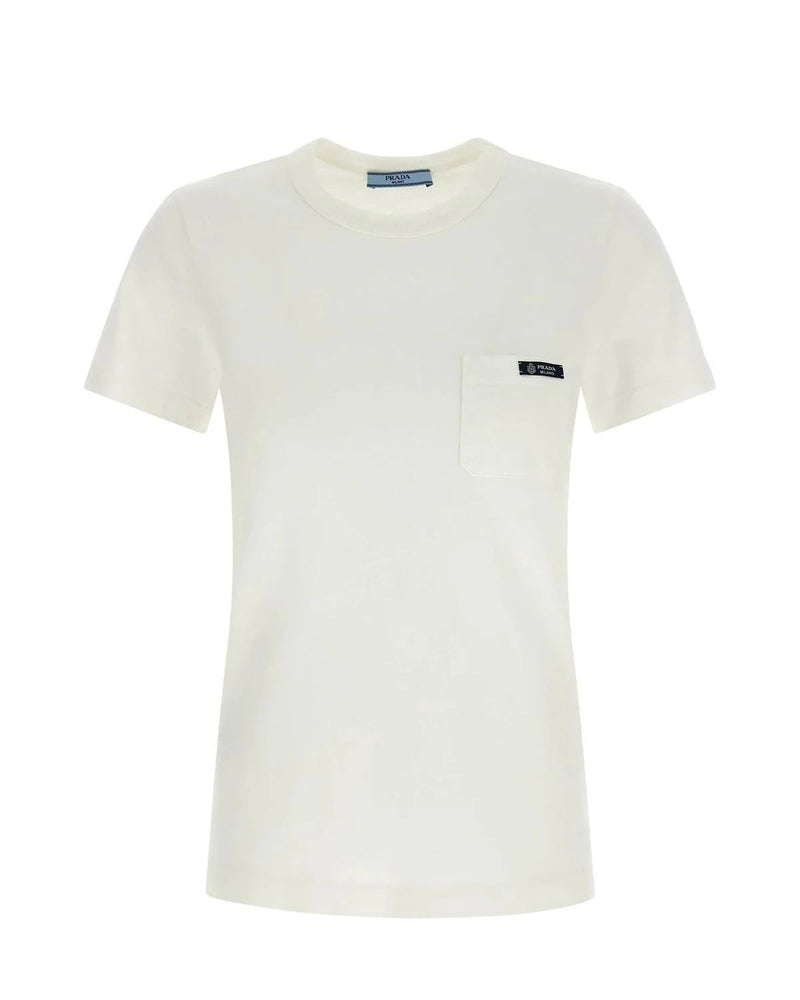 Prada T-Shirt in white, Cotton