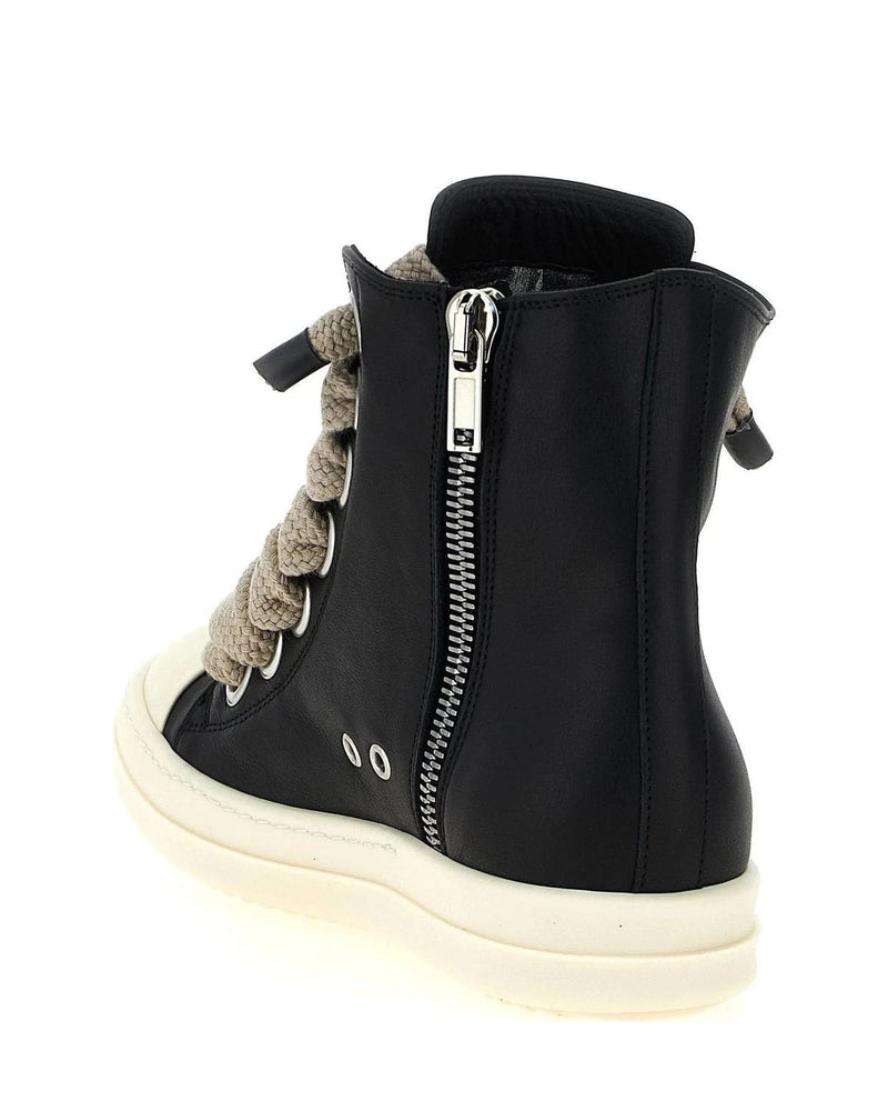 Rick Owens Sneakers in black, Calfskin Leather — view 3