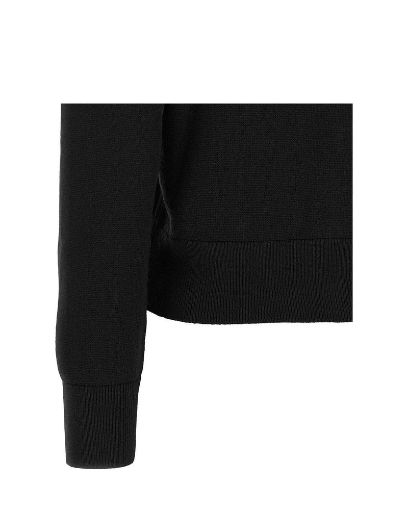 Ami Paris Cardigan in black, Wool — view 4