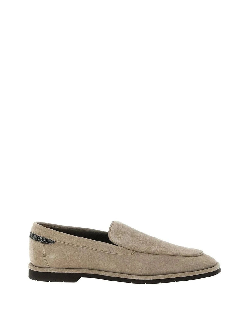 Brunello Cucinelli Loafers in beige, Calfskin Leather