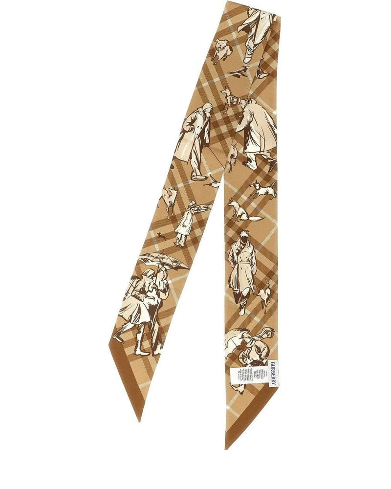 Burberry Scarves & Shawl in beige, Mulberry Silk