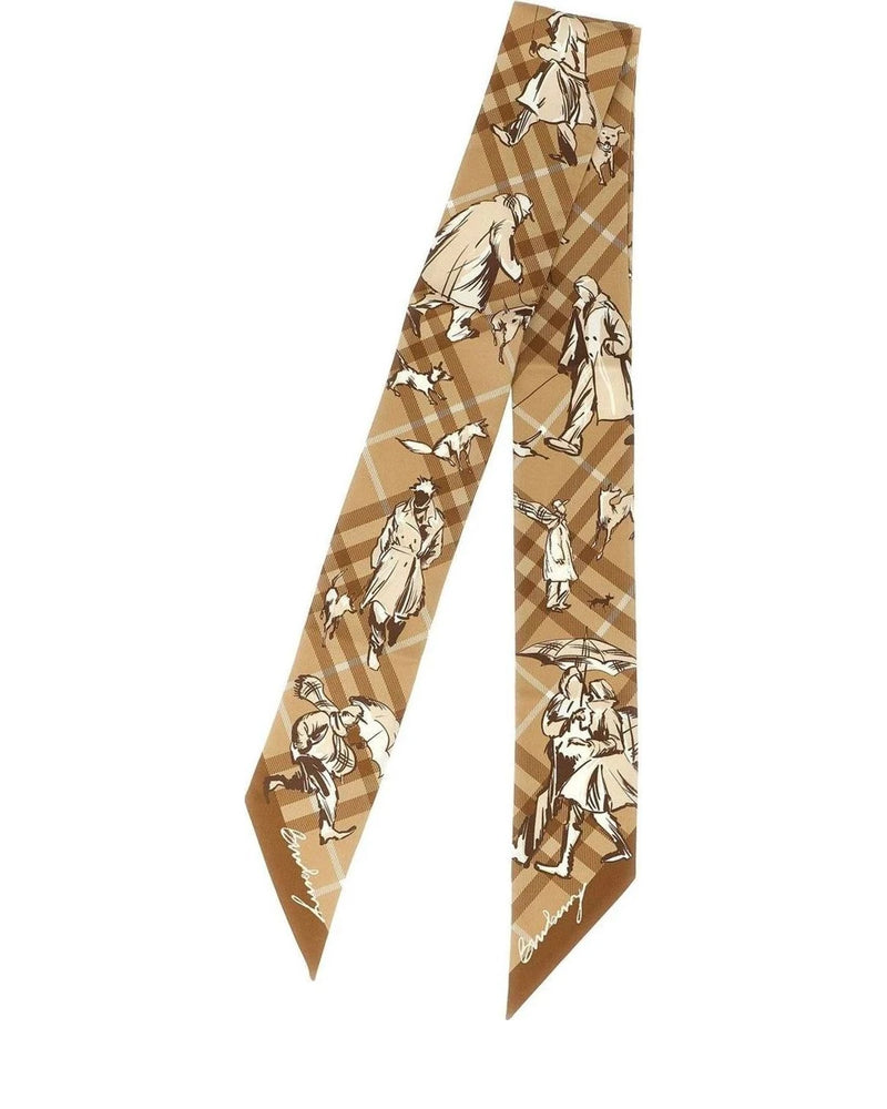 Burberry Scarves & Shawl in beige, Mulberry Silk — view 2