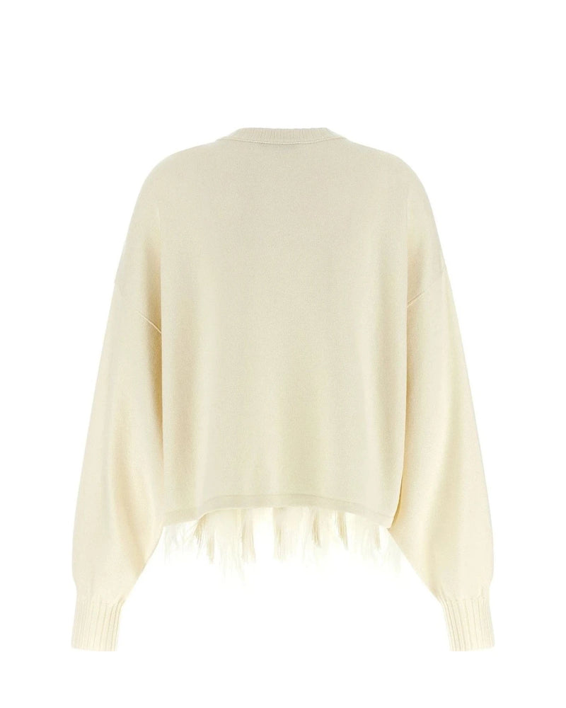 Alberta Ferretti Sweater in white, Virgin Wool — view 2