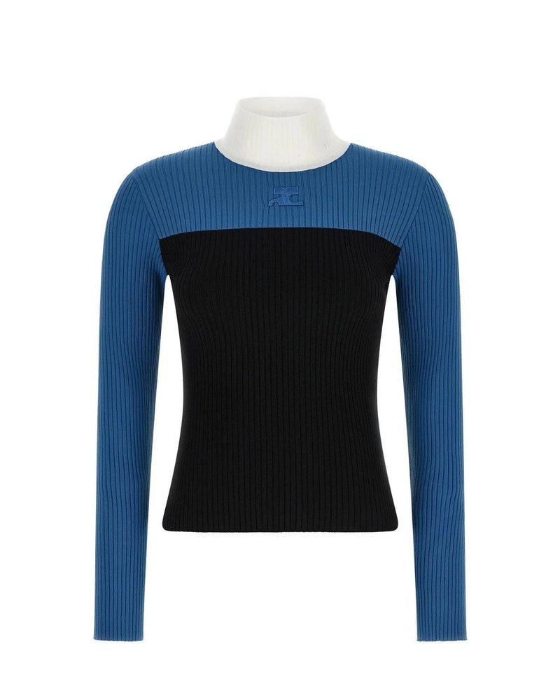 Courrèges Sweater in multicolor, Viscose