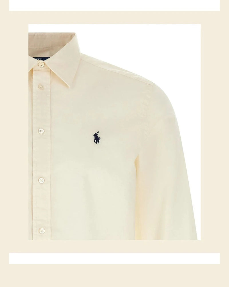 Polo Ralph Lauren Dress Shirt in beige, Cotton — view 3