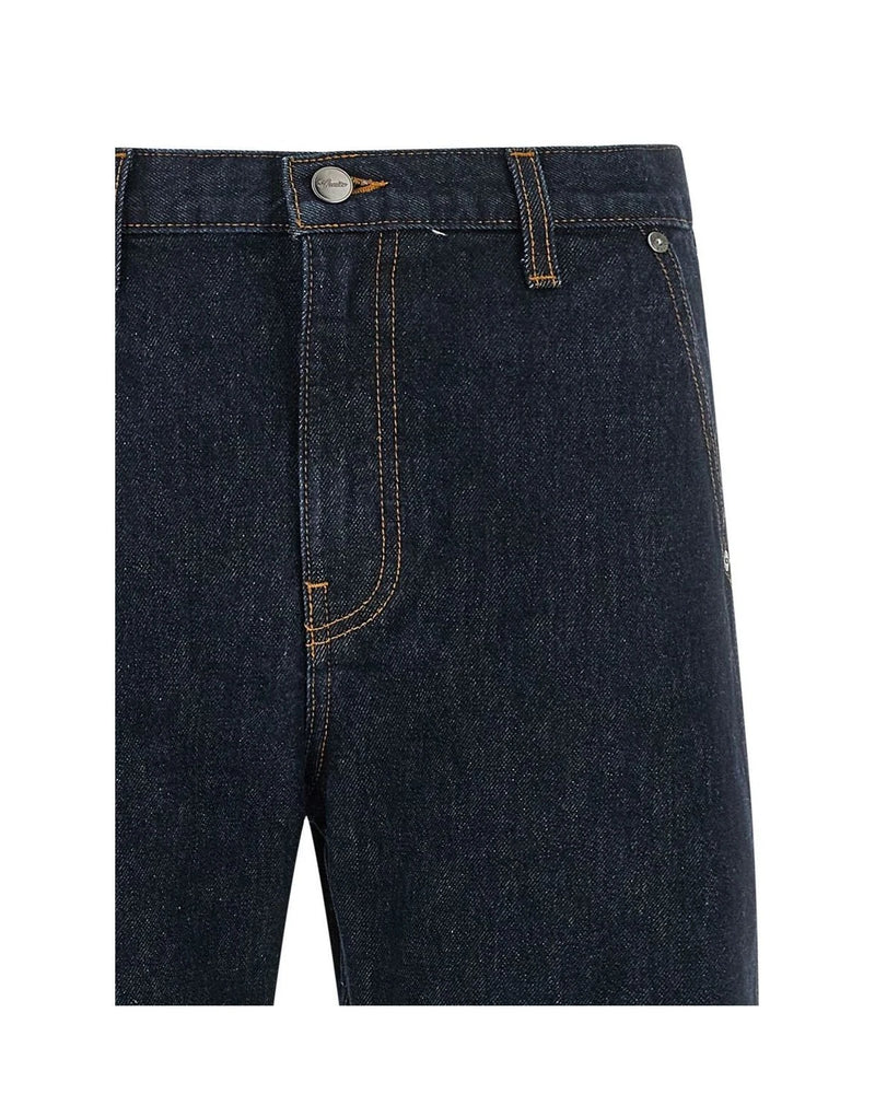 Khaite Jean in blue, Cotton — view 3