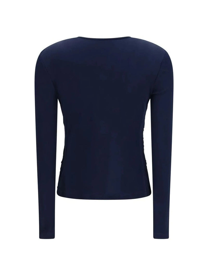Giorgio Armani Blouse in blue, Viscose — view 2
