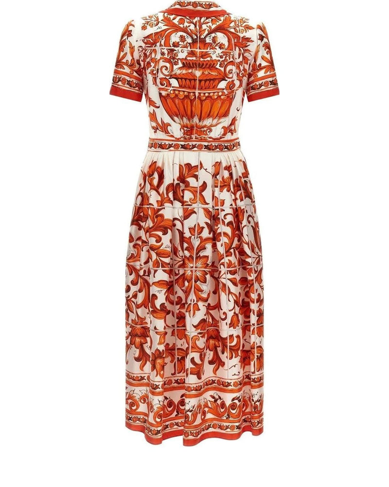 Dolce & Gabbana Dresse in orange, Silk — view 2