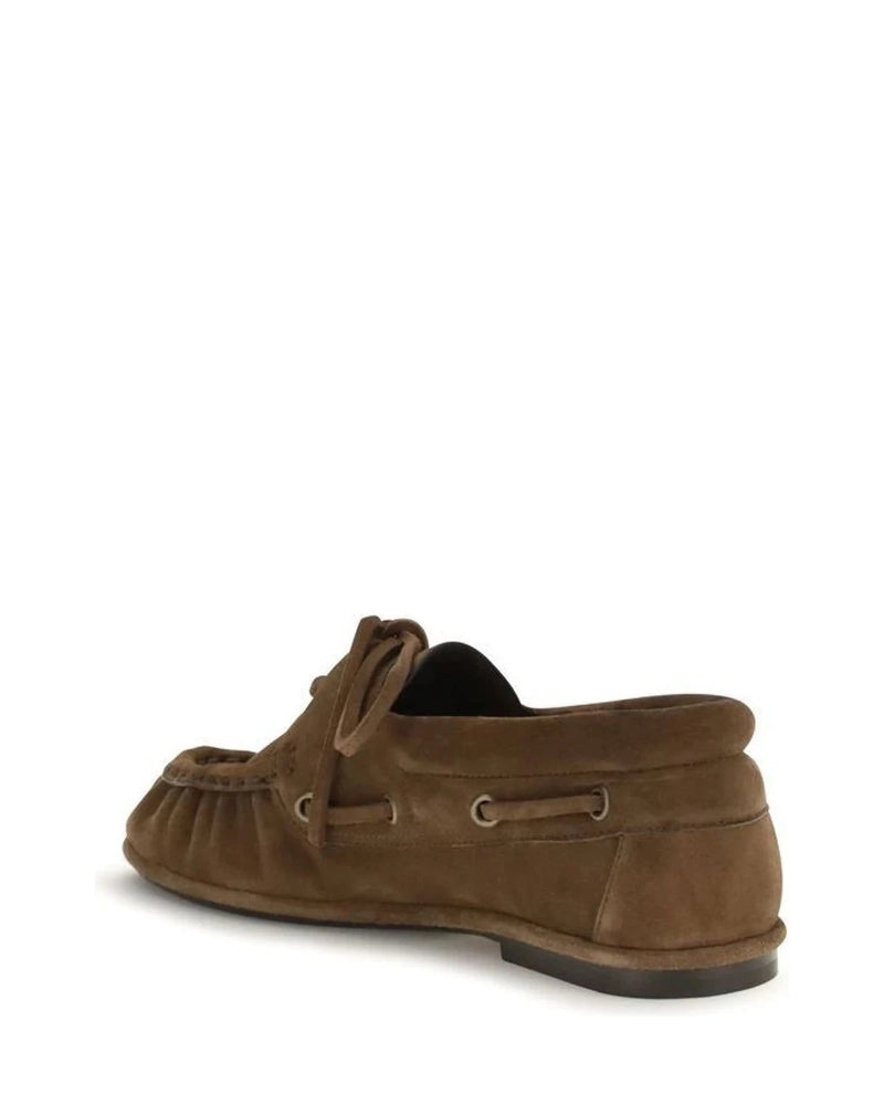 Saint Laurent Loafers in brown, Suede — view 3