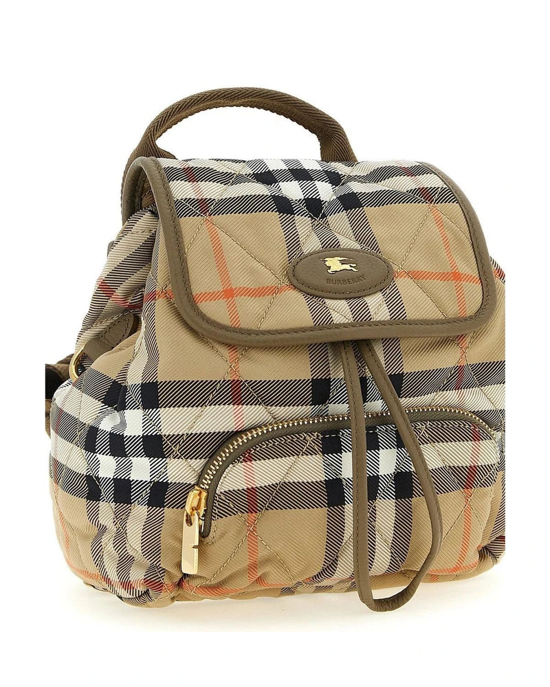 Burberry Backpack Handbag in beige, Polyamide — view 3