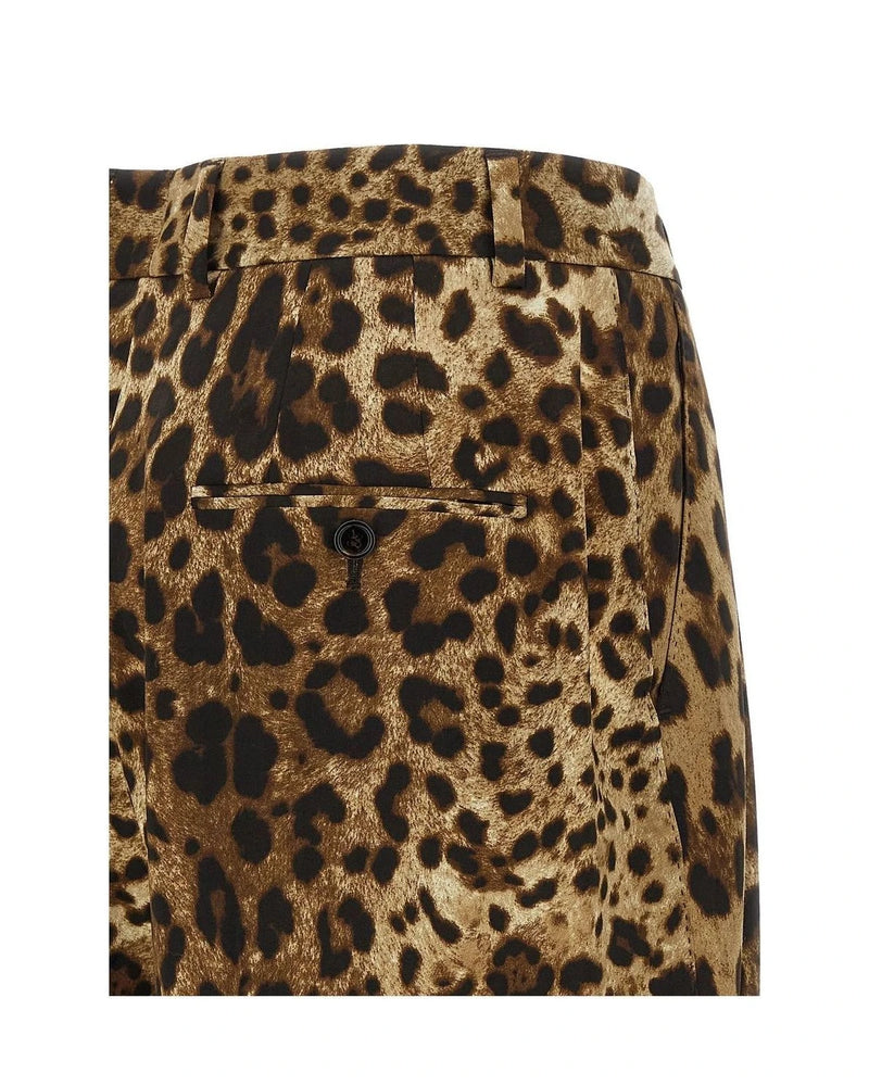 Dolce & Gabbana Trouser in brown, Wool — view 4