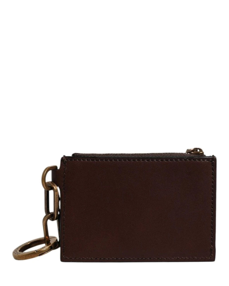 Dolce & Gabbana Key Case in brown, Calf Leather — view 4