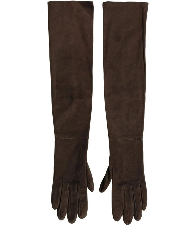Dolce & Gabbana Gloves & Mitten in brown, Genuine Leather