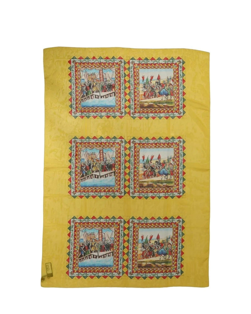 Dolce & Gabbana Scarves & Shawl in yellow, Silk — view 2