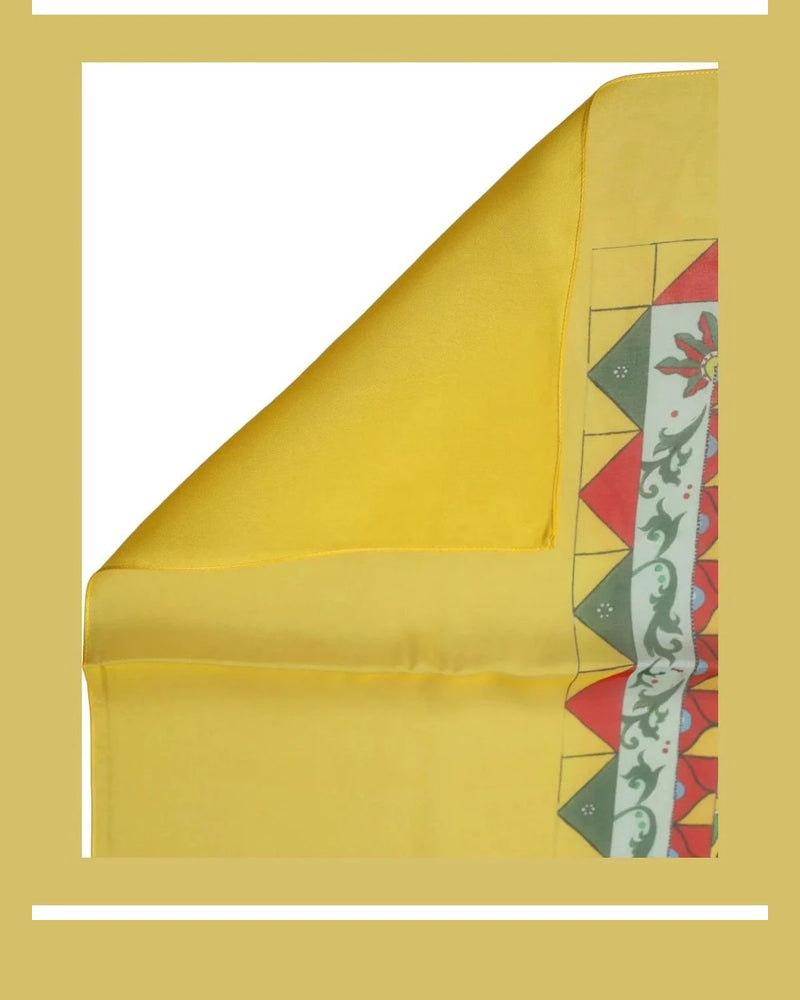 Dolce & Gabbana Scarves & Shawl in yellow, Silk — view 3