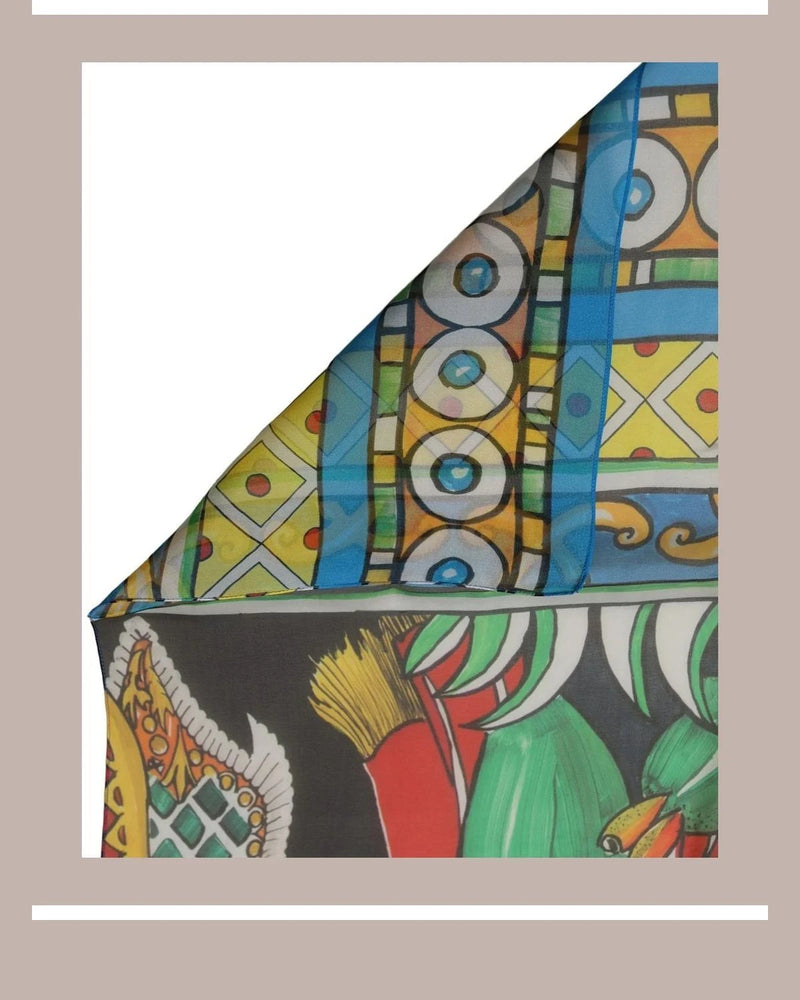 Dolce & Gabbana Scarves & Shawl in multicolor, Silk — view 3