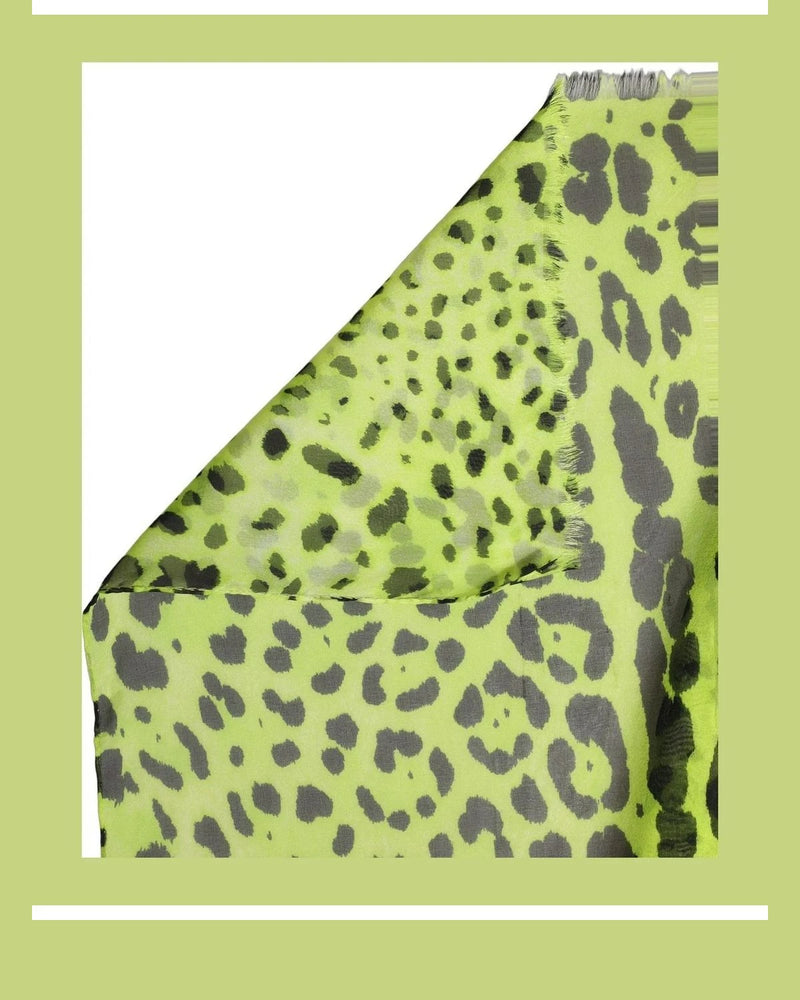 Dolce & Gabbana Scarves & Shawl in green, Silk — view 3