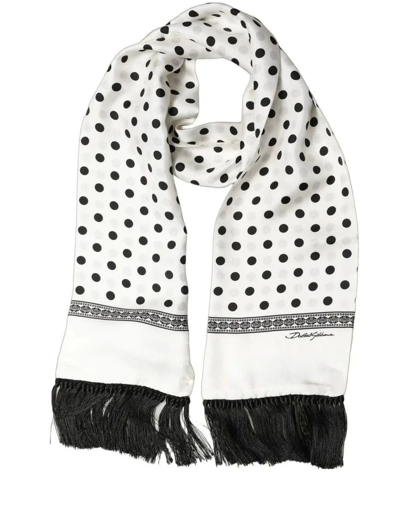 Dolce & Gabbana Scarves & Shawl in white, Silk