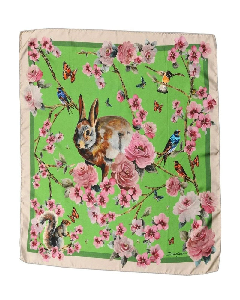 Dolce & Gabbana Scarves & Shawl in green, Silk
