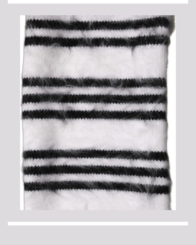 Dolce & Gabbana Scarves & Shawl in white, Angora — view 3