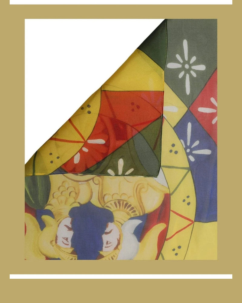 Dolce & Gabbana Scarves & Shawl in multicolor, Silk — view 3