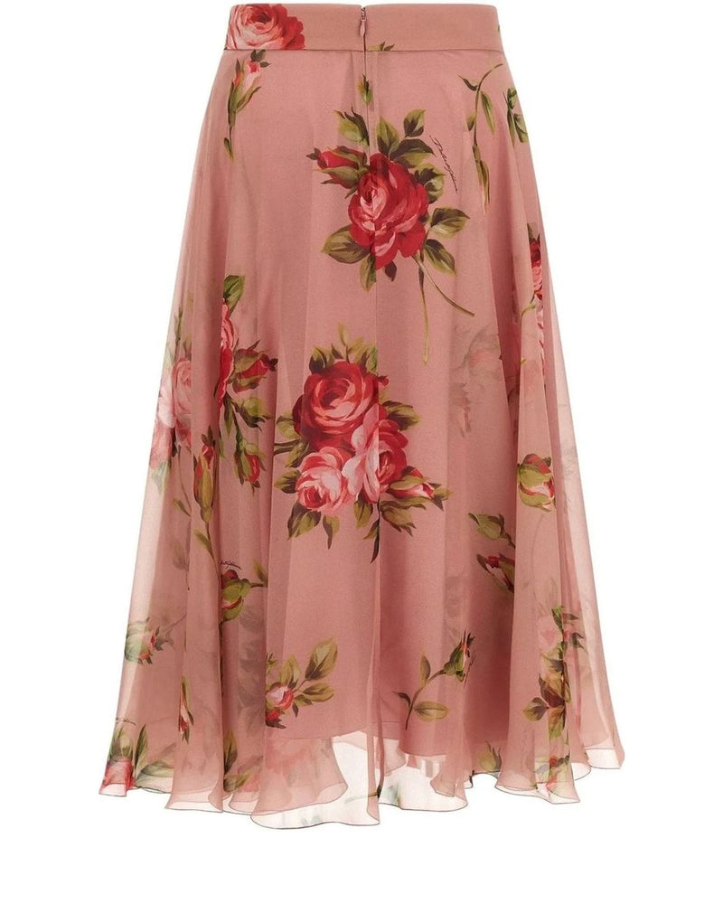 Dolce & Gabbana Skirt in pink, Silk — view 2