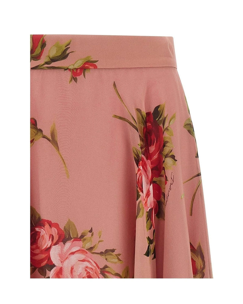 Dolce & Gabbana Skirt in pink, Silk — view 3