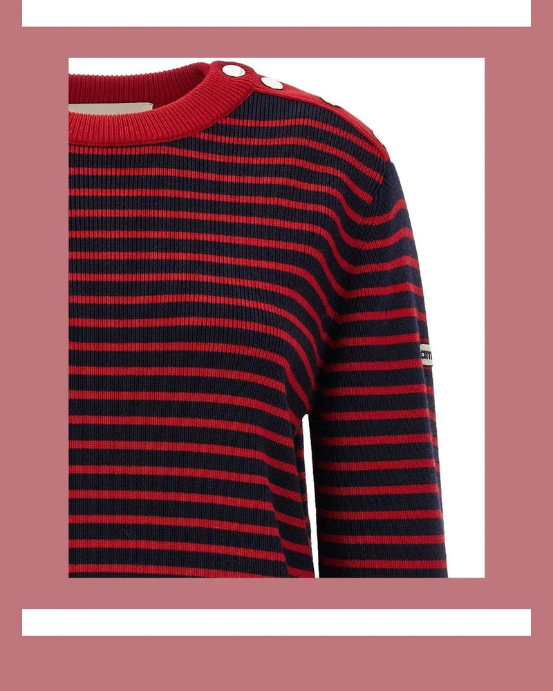 Ami Paris Sweater in multicolor, Wool — view 3