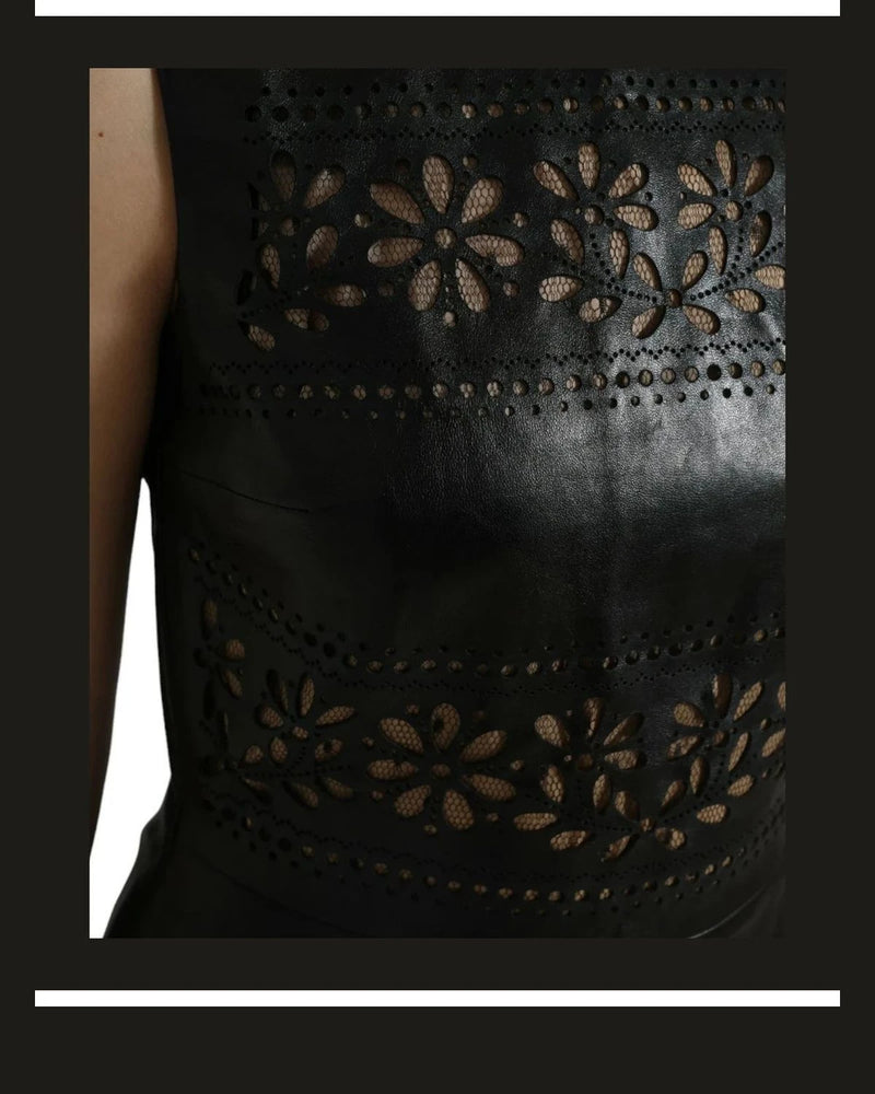 Red Valentino Dresse in black, Nylon Cotton — view 5