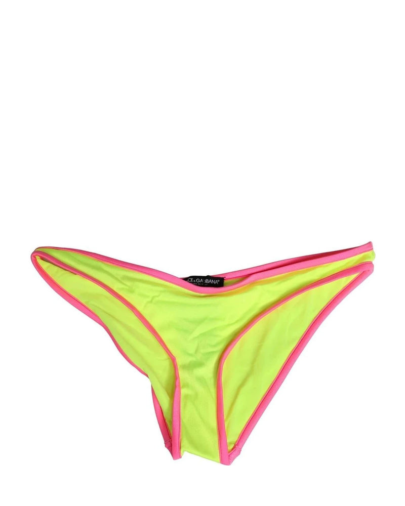 Dolce & Gabbana Classic Bikini in yellow, Nylon