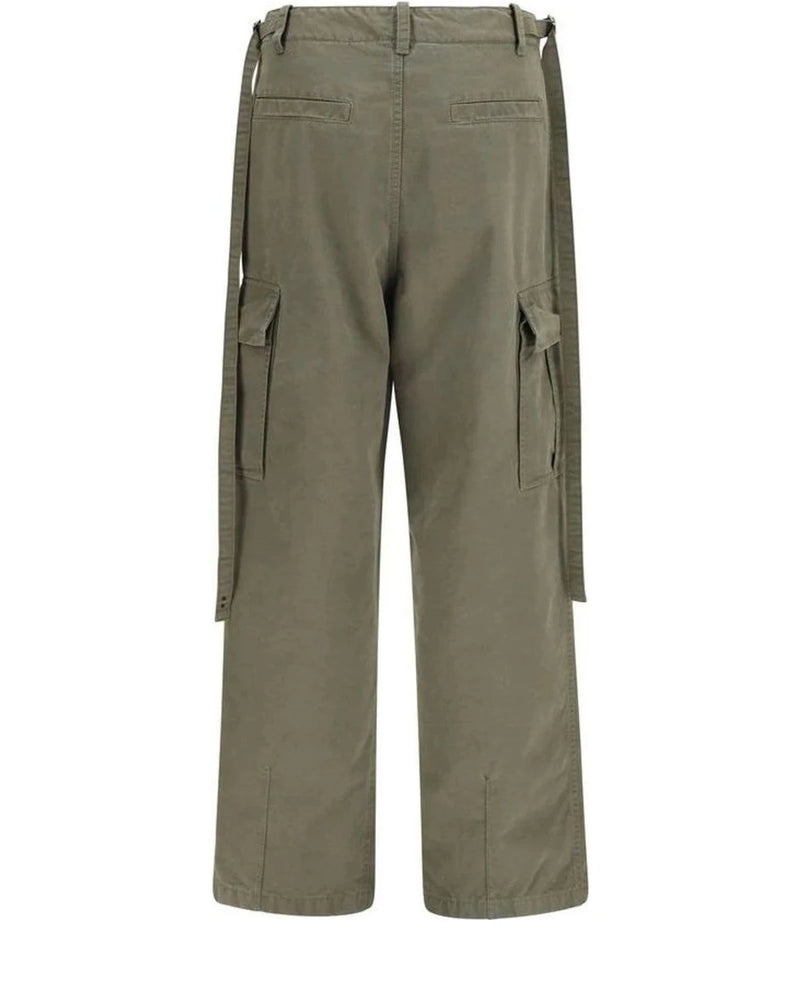 Fendi Cargo Pant in green, Cotton — view 2