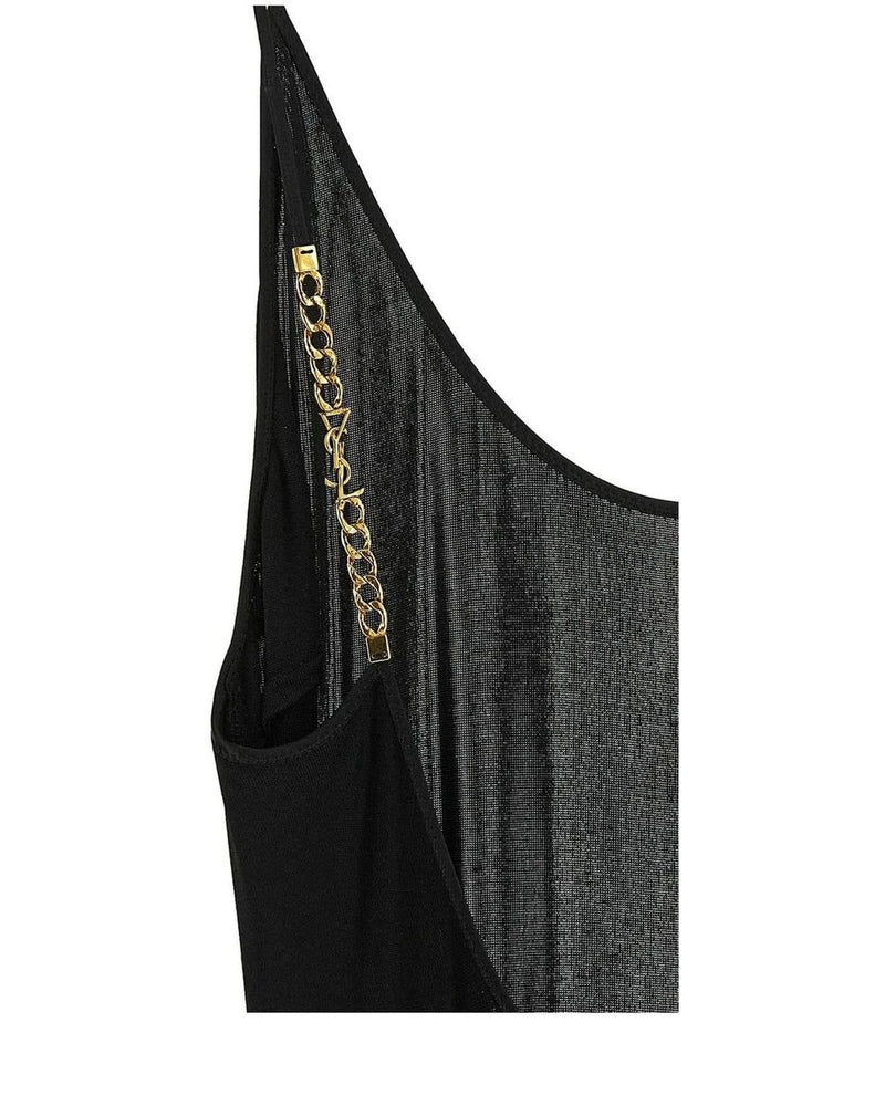 Saint Laurent Dresse in black, Viscose — view 4