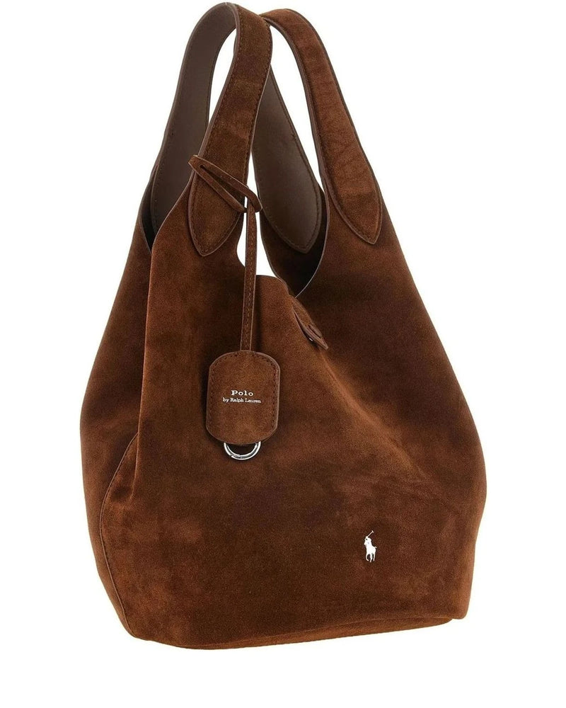 Polo Ralph Lauren Tote Bag in brown, Cow Leather — view 3