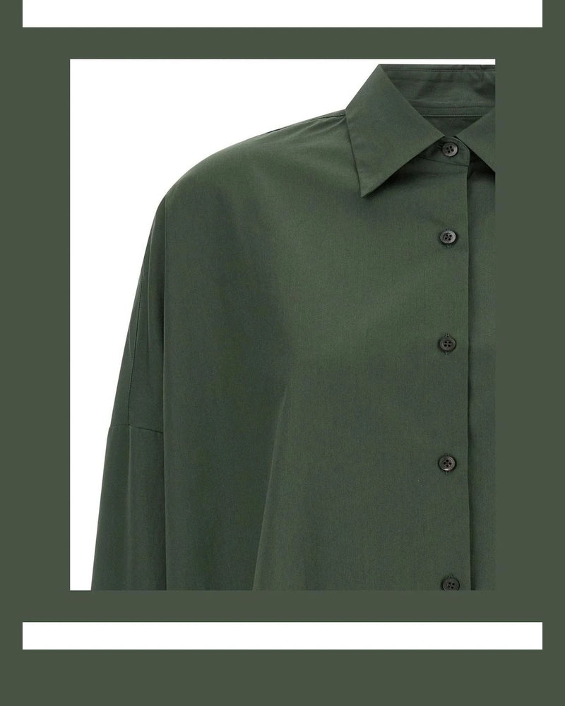 Dries Van Noten Dress Shirt in green, Cotton — view 3