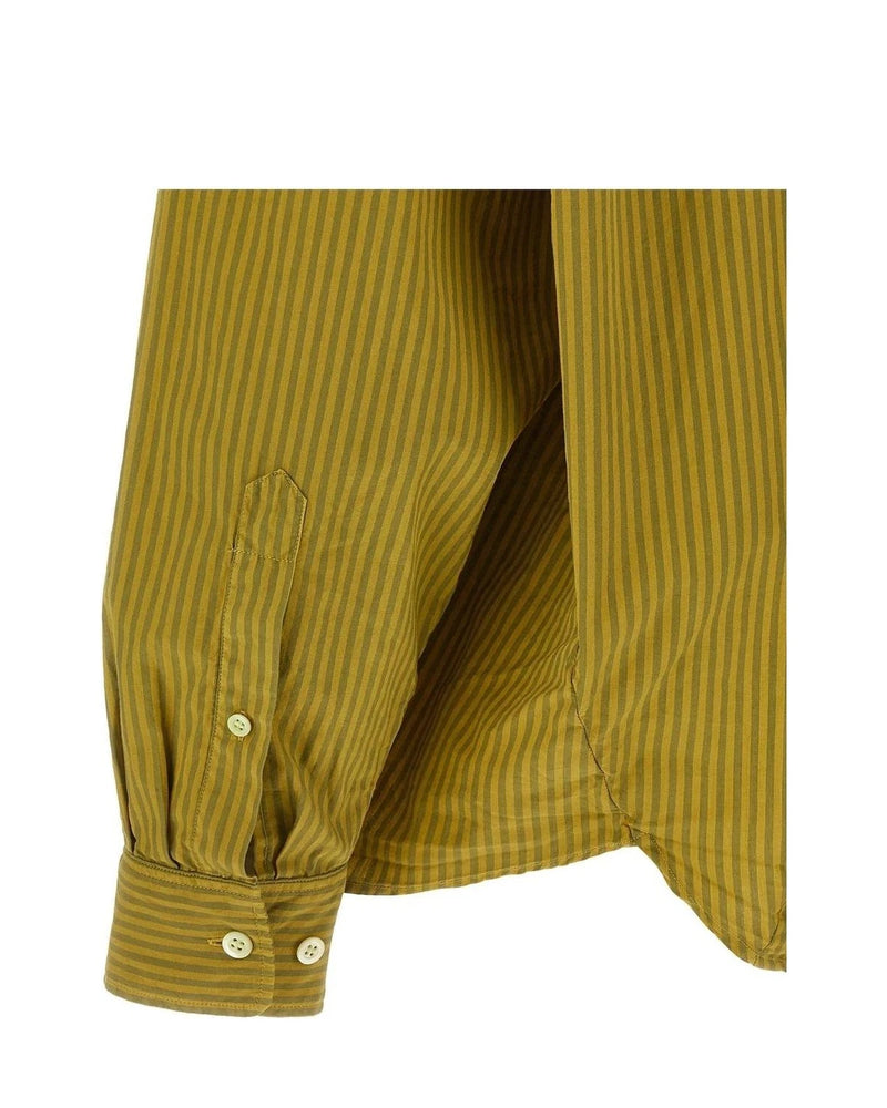 Dries Van Noten Dress Shirt in yellow, Cotton — view 4