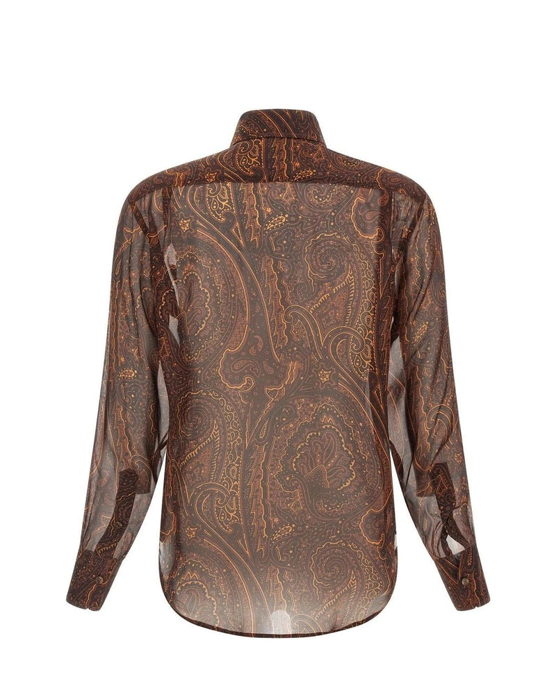 Etro Blouse in brown, Silk — view 2