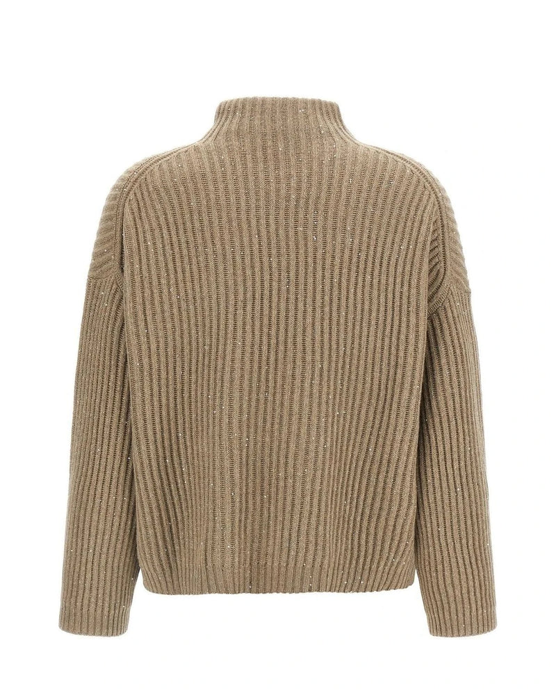 Brunello Cucinelli Sweater in beige, Cashmere — view 2
